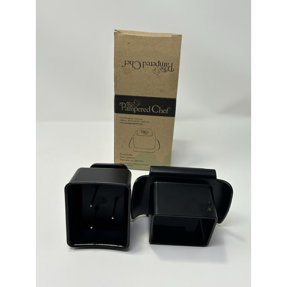 Pampered Chef‎ #1124 Food Holder For Microplane Adjustable Grater ~ Black